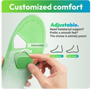 VALSOLE Comfort Insoles for Men Women - Insoles for Running Shoes - Support Shock Absorption Cushioning Sports Comfort Inserts