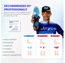 VALSOLE Dynamic Sport Insoles - Superior Performance 3D DAPT Arch Support Insoles for Men and Women - Shock Absorption Orthotic Inserts
