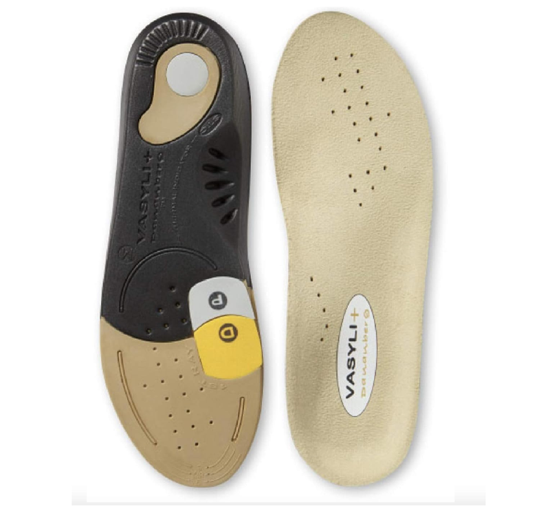 Vasyli+Dananberg 1st Ray Orthotic, X-Small, 1st Ray Function, Removable Distal & Proximal Plugs, Full-Length Insole,