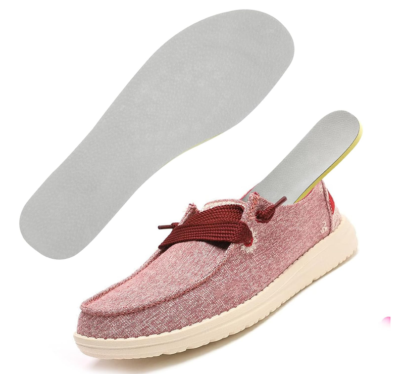 Women's Shoe Insoles for Hey Dude Wally Replacement, Light-Weight Work Shoe Insoles