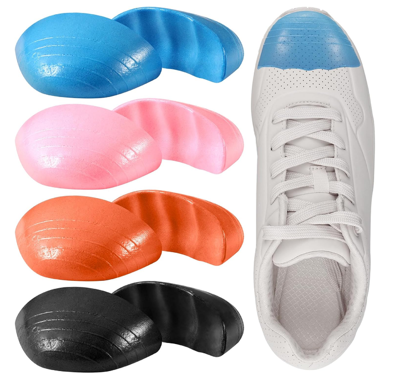 4 Pairs Big Shoe Fillers for Loose Shoe,Toe Cushion Fillers Make Shoes Fit,Prevent Heel Sliping for Women