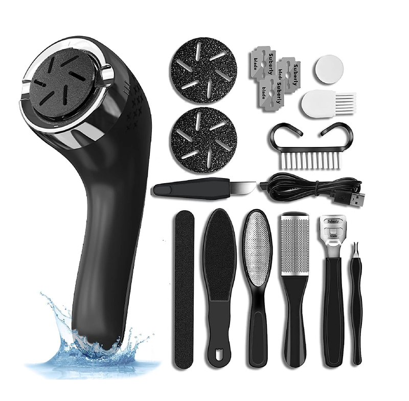 Vacto Electric Foot Callus Remover with Vacuum 13-in-1 Rechargeable Fo
