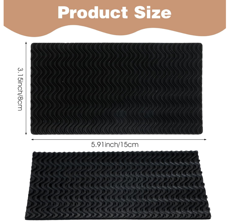 Boot Heel Replacement - Shoe Heel Pads 4-Pack, Anti Slip Repair Kit with Adhesive Cushion Stickers for Leather Shoes Women Men