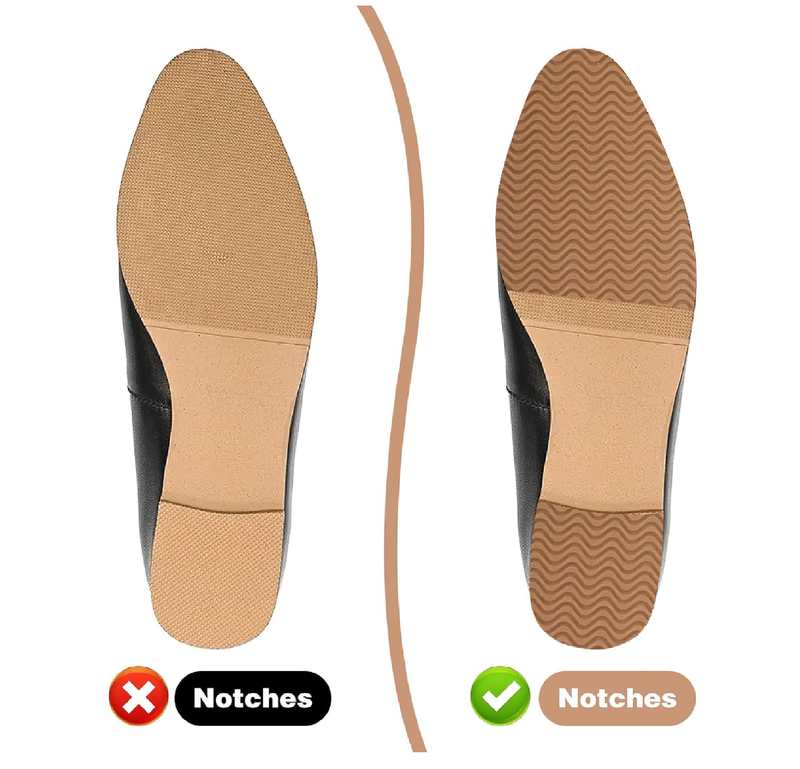 Boot Heel Replacement - Shoe Heel Pads 4-Pack, Anti Slip Repair Kit with Adhesive Cushion Stickers for Leather Shoes Women Men