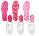 3 Pairs No Show Socks Sockless Shoe Liner Washable Barefoot Shoe Insoles No Slipping Inserts