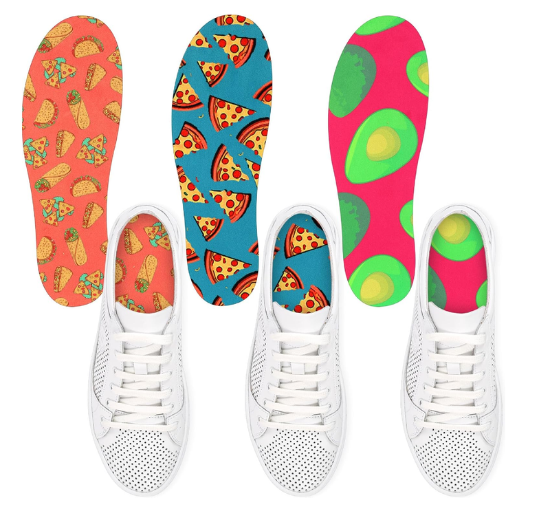 3 Pairs No Show Socks Sockless Shoe Liner Washable Barefoot Shoe Insoles No Slipping Inserts