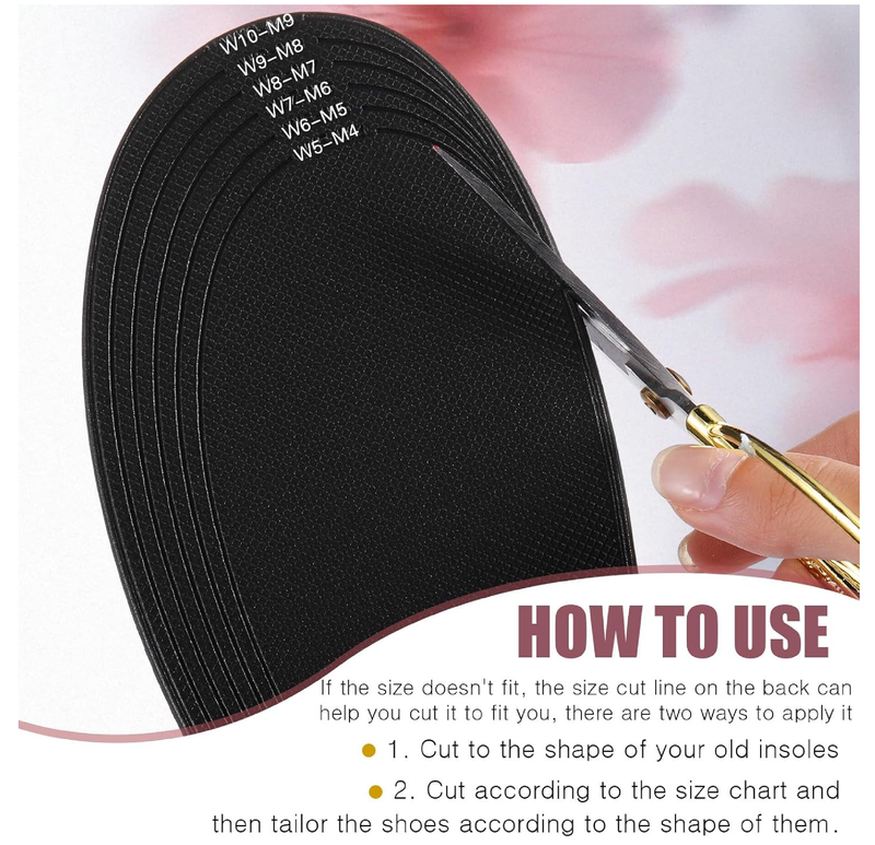 12 Pairs No Show Socks Sockless Shoe Liner Washable Barefoot Shoe Insoles No Slipping Inserts for Women Man