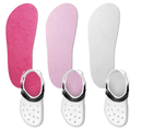 3 Pairs Shoe Insole for Clog Garden Shoe Liner Washable Barefoot Insert