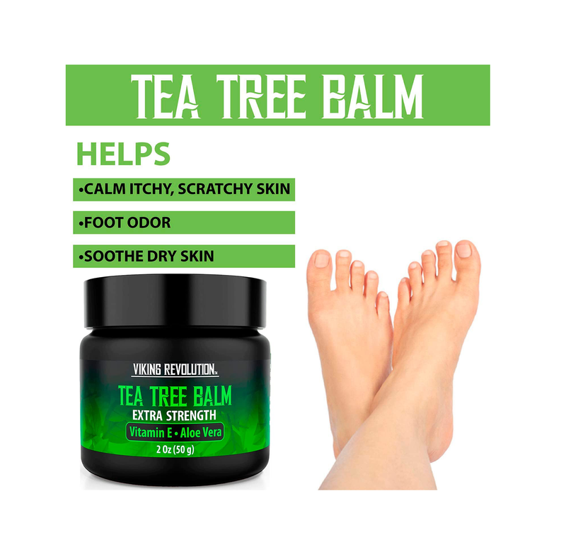 iking Revolution Tea Tree Oil Cream- Super Balm Athletes Foot Cream- Perfect Treatment for Eczema