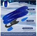 Orthotic Shoe Insoles for Men and Women – Arch Support Inserts for Flat Feet, High Arch & Plantar Fasciitis – Posture Corrective Comfort