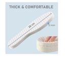 VivoFoot 3 Pairs Anti Odour Cotton Insoles, Breathable Terry Barefoot Odour Eating Inserts