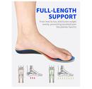 WalkHero Plantar Fasciitis Insoles - Arch Support Inserts for Men Women,Orthotic Insoles