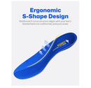 Medium Arch Support Insoles (Over 220 lbs), Heavy Duty Plantar Fasciitis Insoles for Men & Women, Orthotic Insoles.