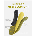 WalkHero Heavy Duty Arch Support Inserts,220+ lbs Plantar Fasciitis Insoles for Men Women,Pain Relief Orthotic Insert for
