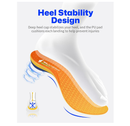 WalkHero Running Insoles - Plantar Fasciitis Insoles and Orthotic Arch Support Shoe Insoles