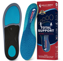 WalkHero Work Insoles Reduce Fatigue, 220+lbs Plantar Fasciitis Orthopedic Inserts Relieve Pain, Work Boot Orthotics Insoles