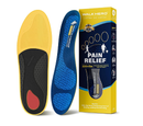 WalkHero Heavy Duty High Arch Support Insoles, 220+lbs High Arch Support Orthotics Inserts for Plantar Fasciitis,