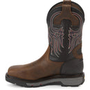 Justin Work Men's Tanker 11" Steel Toe Boot - Black (WK2104) - View 8