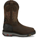 Justin Work Men's Driscoll 11" Waterproof Met Guard Steel Toe Boot - Mahogany (WK2112) - View 3