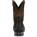 Justin Work Men's Driscoll 11" Waterproof Met Guard Steel Toe Boot - Mahogany (WK2112) - View 5