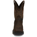 Justin Work Men's Driscoll 11" Waterproof Met Guard Steel Toe Boot - Mahogany (WK2112) - View 7