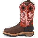 Justin Work Men's Roughneck 12" Waterproof Steel Toe Boot - Orange (WK2115) - View 8