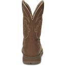 Justin Work Men's Rush 11" Waterproof Steel Toe Boot - Tan (WK4331) - View 5