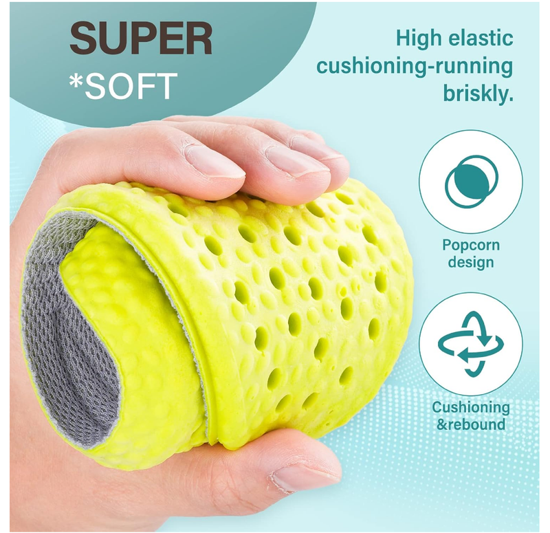 1 Pair Memory Foam Shoe Insoles, Prevent Foot Odor Shock Absorption Inserts Sports Insoles