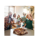 WOOD CITY Shut The Box Game Wooden for 2-6 Players Close The Box Math Game for Kids Adults with 16 Dice 6 Way Tabletop Quick Board Game for Family Friends 3+ Years Old in Classroom Party or Pub