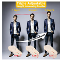 Adjustable Height Increase Insoles for Women Men 3 Layers Gel Heel Lift for Leg Length Discrepancy,Heel Pain,Spurs,Achilles Tendinitis,