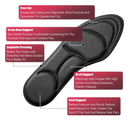 2 Pairs High Heel Inserts Women, Arch Support Insoles Breathable with Memory Foam,