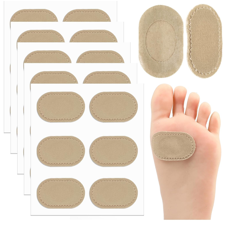30 Pcs Bunion Pads, Bunion Cushion Protector Pads Foot Callus Cushion Toe Cushions Pad to Wear with Shoes,
