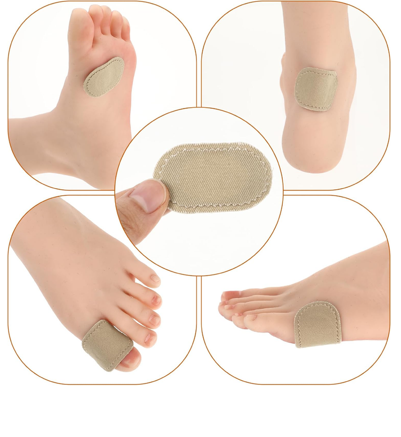30 Pcs Bunion Pads, Bunion Cushion Protector Pads Foot Callus Cushion Toe Cushions Pad to Wear with Shoes,