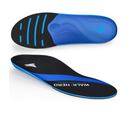 WalkHero 220+ lbs Heavy Duty Arch Support Inserts - Plantar Fasciitis Relief Orthotic Insoles