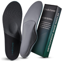 Premium Insoles for Men & Women – High Arch Plantar Fasciitis, Anti Fatigue, Heel Pain, Flat Feet & Overpronation