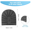 Watris Veiyi A Pair Boot Heel Replacement Pads, Non-Slip Shoe Sole Protector,