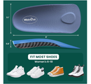 Semi-Rigid Arch Support Inserts for Men Women - Welnove Work Boot Insole