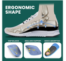 Semi-Rigid Arch Support Inserts for Men Women - Welnove Work Boot Insole