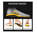 Plantar Fasciitis Insoles for Heel Pain Men Women High Arch Support