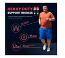 Arch Support Insoles for Plantar Fasciitis - Welnove 220+ lbs Heavy Duty Orthotic Inserts for Men Women Heel Pain Flat Feet