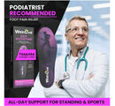 Welnove Running Insoles for Men & Women with Metatarsal Pad for Metatarsalgia,