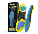 Running Sports Insoles Plantar Fasciitis - Welnove Athletic Inserts Arch Support for Flat Feet