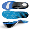 Plantar Fasciitis Arch Support Insoles - Welnove Heavy Duty High Arch Inserts Standing All Day, Fatigue Reduce - Orthotic Cushion for Foot Pain,