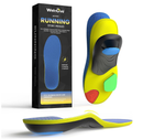 Welnove Running Shock Absorption Insoles for Men & Women - Sport Athletic Shoe Inserts,TPU Arch Support for Stability,