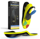 Welnove Running Shock Absorption Insoles for Men & Women - Sport Athletic Shoe Inserts,TPU Arch Support for Stability,