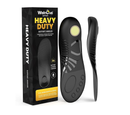 Plantar Fasciitis Arch Support Insoles- Welnove Heavy Duty Insoles with High Arch Support Orthotic Inserts for Flat Feet
