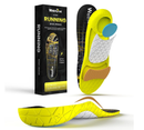 Running Sports Insoles Plantar Fasciitis - Welnove Athletic Inserts Arch Support for Flat Feet