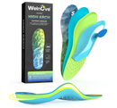 High Arch Support Insoles for Plantar Fasciitis - FSA/HSA Eligible - Welnove Comfort Work Boot Insoles