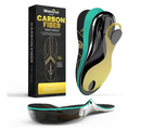 Welnove Carbon Fiber Sports Insoles with Arch Support | Jump Higer & Run Faster Stabilize Better Athletic Insoles