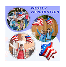 Wettarn 36 Pcs 4th of July Balloons Includes 6 Pcs American Flag Balloon and 30 Pcs